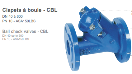 Ball check valves - CBL