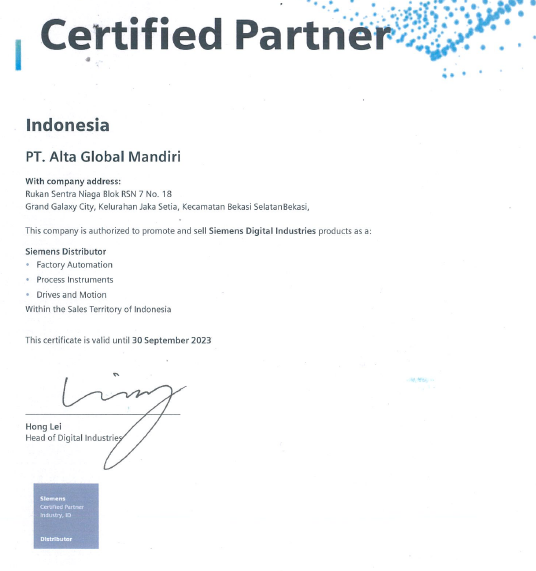 Siemens Certified Partner